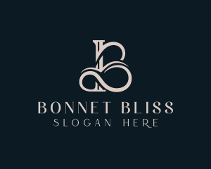 Elegant Flourish Letter B logo design