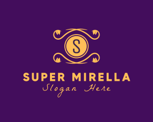 Vegan - Ornamental Vine Luxury logo design
