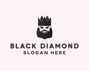 Black - Royal Black King logo design