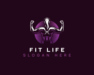 Gym Woman Fitness logo design