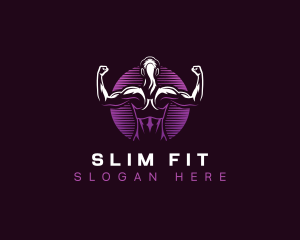 Gym Woman Fitness logo design