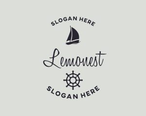 Luxury Yacht Helm Logo