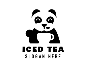 Panda Cafe Coffee logo design