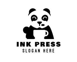 Cappuccino - Panda Cafe Coffee logo design