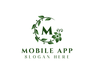 Spring - Flower Leaf Natural Organic logo design