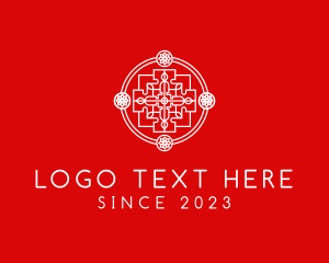 Textile - Chinese Decor Company logo design