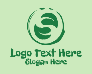 Landscaping - Green Leaf Paint logo design