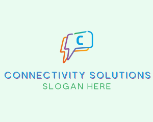 Communication - Social Media Communication logo design