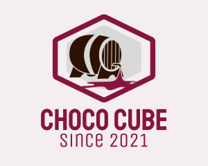 Winery - Wine Barrel Badge logo design