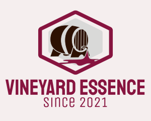 Wine Barrel Badge logo design