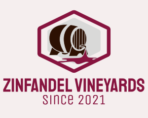 Wine Barrel Badge logo design