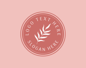 Leaf - Beauty Stationery Plant logo design