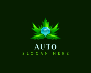 Nature Leaves Dew Logo
