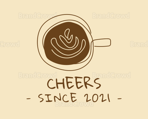 Artisanal Hipster Coffee Cafe Logo