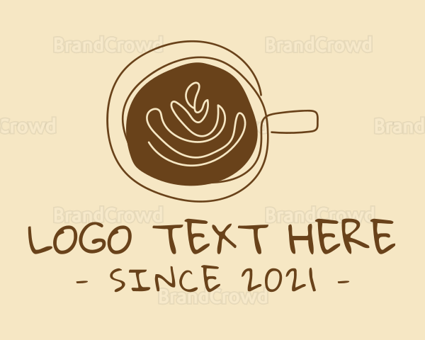 Artisanal Hipster Coffee Cafe Logo