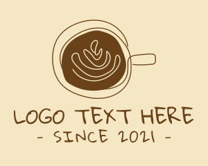 Barista - Artisanal Hipster Coffee Cafe logo design