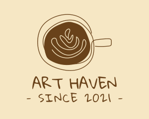 Artisanal Hipster Coffee Cafe logo design