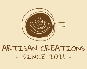 Artisanal Hipster Coffee Cafe logo design