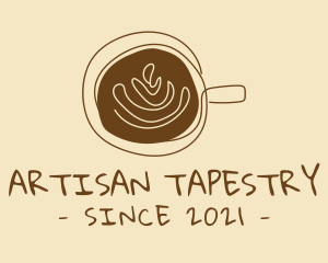 Artisanal Hipster Coffee Cafe logo design