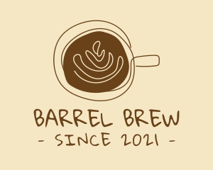 Artisanal Hipster Coffee Cafe logo design