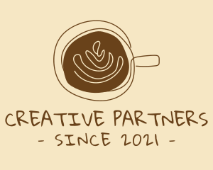 Artisanal Hipster Coffee Cafe logo design