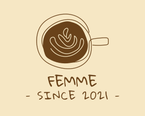 Artisanal Hipster Coffee Cafe logo design