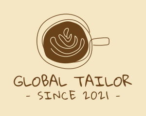 Artisanal Hipster Coffee Cafe logo design