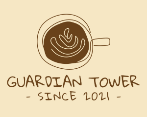 Artisanal Hipster Coffee Cafe logo design