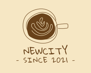 Artisanal Hipster Coffee Cafe logo design