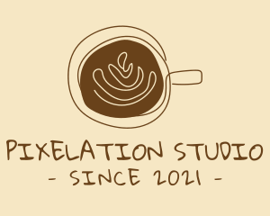 Artisanal Hipster Coffee Cafe logo design