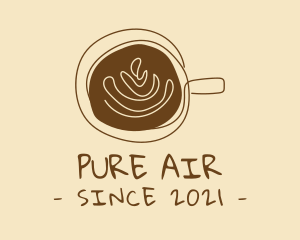 Artisanal Hipster Coffee Cafe logo design