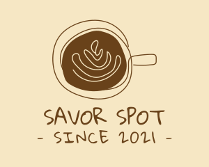 Artisanal Hipster Coffee Cafe logo design