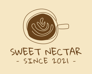 Artisanal Hipster Coffee Cafe logo design