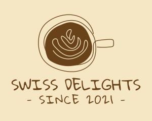 Artisanal Hipster Coffee Cafe logo design