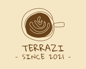 Artisanal Hipster Coffee Cafe logo design