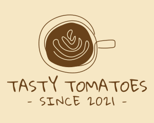 Artisanal Hipster Coffee Cafe logo design