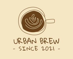 Hipster - Artisanal Hipster Coffee Cafe logo design