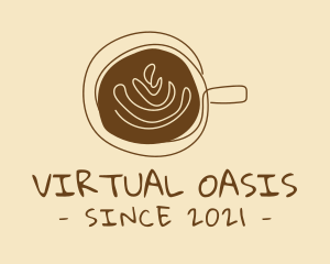 Artisanal Hipster Coffee Cafe logo design