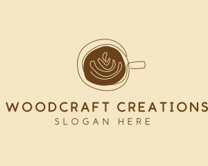 Artisanal Hipster Coffee Cafe logo design