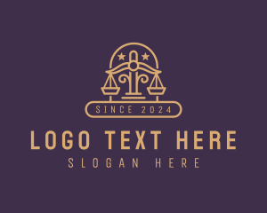 Paralegal - Judicial Justice Scale logo design