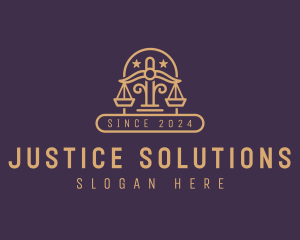 Judicial - Judicial Justice Scale logo design