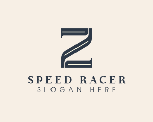 Race - Highway Road Racing logo design