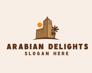 Arabic - Middle East Desert Fort logo design