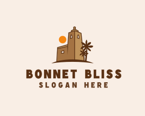 Middle East Desert Fort logo design