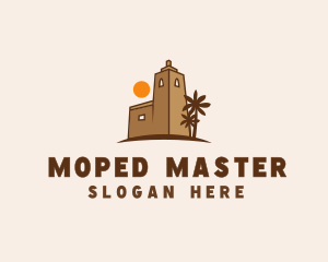 Middle East Desert Fort logo design