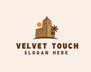 Middle East Desert Fort logo design