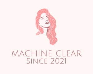 Maiden - Pink Hairstylist Salon logo design