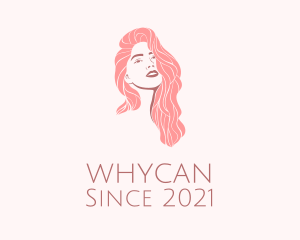 Hairdresser - Pink Hairstylist Salon logo design