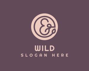Symbol - Minimalist Swirly Ampersand logo design