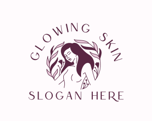 Woman Organic Skincare logo design